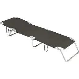 Ліжко розкладне Bo-Camp Sun Lounger 3 Positions Anthracite (1304480) - мініатюра 4