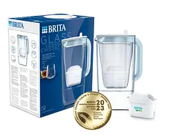 Фільтр-глечик Brita ONE LED MXpro скляний синій (1061076)