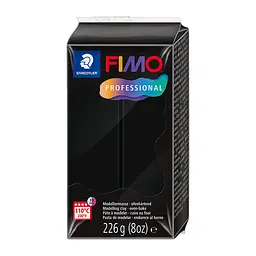 Пластика Professional чорна середньої м'якості 226 г Fimo (4007817165300)