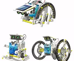 Електронний конструктор робот Solar Robot Original 13 в 1 на сонячних батареях - мініатюра 3