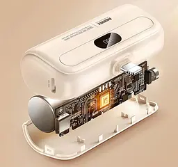 Повербанк Remax RPP-633 5000 Lightning Plug Emergency White - мініатюра 4