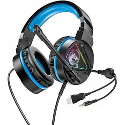 Навушники Hoco Drift Gaming Headphones W104 чорно-червоні - мініатюра 8