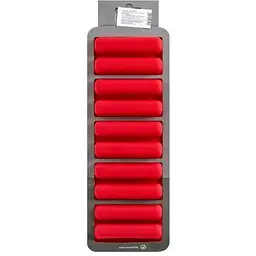 Форма для льоду Krauff Dainty, силіконова, 26x9,5x2,4 см, червона (26-184-071) - мініатюра 2