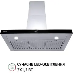 Витяжка Perfelli TM 9642 I/BL 1000 LED - мініатюра 2