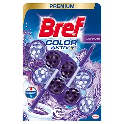 Туалетний блок Bref Кольорова вода Лаванда 2х50 г (9000101854312)