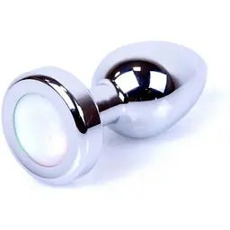 Анальна пробка Boss Of Toys Boss Series - Jewellery Plug Disco Flashlight S, BS6400007, Сріблястий - мініатюра 2