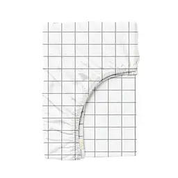 Дитяча постільна білизна в ліжечко DOTS CS4, зелений (ColorBlotsV6-6662_CellGreyWhite_140) - мініатюра 5