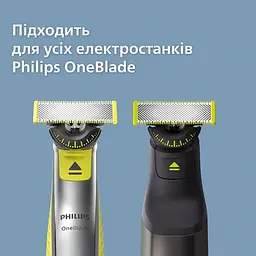 Змінне плаваюче лезо Philips OneBlade 360 для тримера 1 шт. салатове (QP410/50) - мініатюра 3