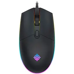 Миша GamePro GM152 чорний USB оптична 800-1200 dpi 4 кнопки RGB підсвічування 1.5 м
