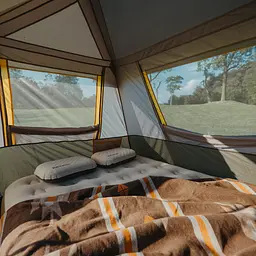 Намет чотиримісний для кемпінгу Naturehike Cape Series 5.2 (CNK2450WS037) сіро-коричневий - мініатюра 10