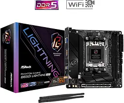 Материнська плата AsRock B650I LIGHTNING WIFI (B650I LIGHTNING WIFI) (Socket AM5, AMD B650, Mini-ITX) - мініатюра 5