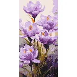 Картина по номерам ART CRAFT Крокусы 40x80 см Разноцветный (PM-194-K-1639)