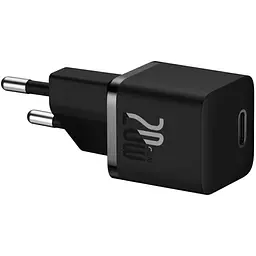 Мережевий зарядний пристрій Baseus GaN5 Fast Charger Mini 1C 20W Black (CCGN050101) [105942] - мініатюра 3