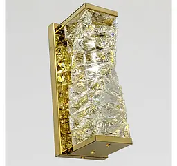 Світлодіодне настінне бра Artlight 88031/290WGD, 19 Вт, золото та прозоре скло - мініатюра 2