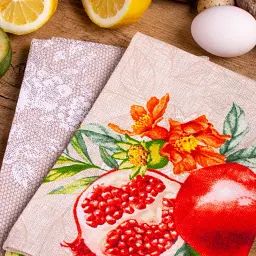 Набір рушників MirSon №638 Pomegranate story 50х30 см 2 шт. (2200006740605) - мініатюра 2