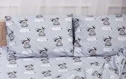 Набір наволочок Moon&Star Бязь Gold Люкс Teddy Boy 60х60 см 2 шт - мініатюра 2