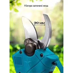 Cекатор AND бездротовий акумуляторний з двома батареями в кейсі для обрізки кущів гілок і дерев в саду - мініатюра 8