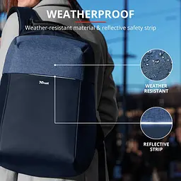 Рюкзак Nox Anti-theft 16" BLUE Trust teh0014648 - мініатюра 7