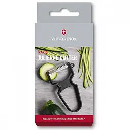 Овочечистка Victorinox Rapid лезо для соломки Чорн. (109x65x13мм) - мініатюра 5