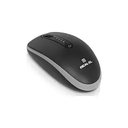 Мишка REAL-EL RM-455W Wireless/Bluetooth Black/Gray (EL123200047) - мініатюра 9