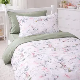 Дитяча постільна білизна JUNIOR Poplin birds and flowers (2200012797464) - мініатюра 6