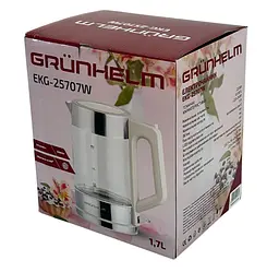 Електрочайник Grunhelm EKG 25707W 1.7 л білий (152475) - мініатюра 4
