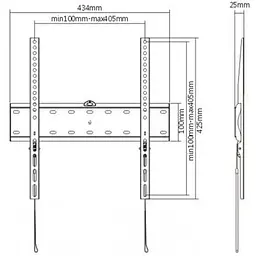 Кронштейн Gembird WM-55F-02 - мініатюра 2