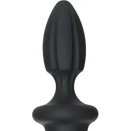 Анальний плаг з ділдо Doc Johnson Kink - Dual Density SecondSkyn Fuck Plug - Black - мініатюра 2