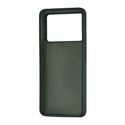 Чохол Silicone Case Xiaomi Poco X6 Pro/Redmi K70E 5G Dark Green - мініатюра 2