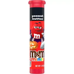Драже M&M's Minis Halloween Peanut Butter Chocolate Candy Megatube 49.3 г