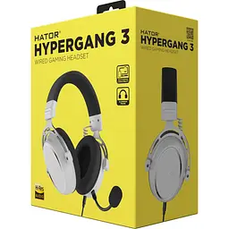 Ігрові навушники Hator Hypergang 3 White (ESH06) [130174] - мініатюра 8