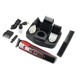 Бездротова машинка для стрижки волосся тример Gemei GM-592 - мініатюра 5
