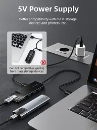 USB-хаб Cabletime CB02B 4 ports - мініатюра 3