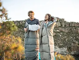 Спальник Naturehike M400 (CNK2350WS023) +1°C - з капюшоном - лівий - зелений - мініатюра 12