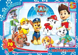 Пазл Paw Patrol 70 елементів G-Toys