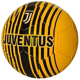 М'яч футбольний METR розмір 5 ПВХ вага 320г жовтий арт.EN 3212 JUVENTUS