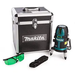 Нівелір лазерний акумуляторний Makita SK312GDZ (20 м, 4 промені, зелений, CXT, без акумулятора та зарядного пристрою)