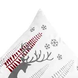 Подушка Ardesto Christmas Deer 45х45см, білий (ART1032HD) - мініатюра 2