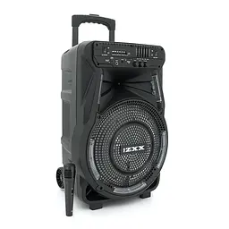 Колонка з мікрофоном ZXX-7171 / Акустична переносна колонка 600 Вт 12" 35х30х54 см - мініатюра 2