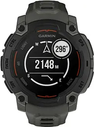 Смарт-годинник Garmin Instinct E 45 mm Black with Charcoal Band (010-02933-00) - мініатюра 7