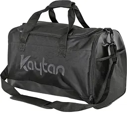 Сумка дорожньо-спортивна Kaytan 40L з відділенням для взуття Чорна - мініатюра 2