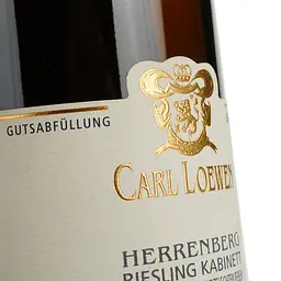 Вино Carl Loewen Herrenberg Riesling Kabinett біле напівсолодке 0.75 л - мініатюра 3