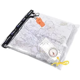 Набір гермочохол для карти і компас Trekmates Dry Map Case Compass and Whistle Set (1054-015.0171)