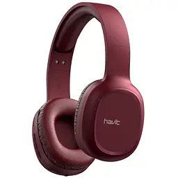 Навушники накладні бездротові Havit HV-H2590BT PRO red (HV-H2590BT-PRO) - мініатюра 5