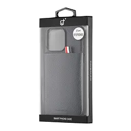 Чохол Jinduka Leather Pocket iPhone 15 Pro Max Black - мініатюра 2