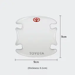 Комплект захисних плівок Нано під ручки авто Toyota 4 шт. - мініатюра 4