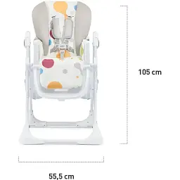 Стільчик для годування Kinderkraft Yummy Grey (KKKYUMMGRY0000) - мініатюра 7