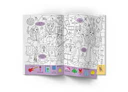 Книга Віммельбух-розмальовка. Модниці 3283 shop (9786175473283) - мініатюра 3