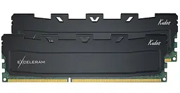 Модуль пам'яті Exceleram DDR3 16Gb (2x8) Black Kudos 1600 MHz (EKBLACK3161611AD)