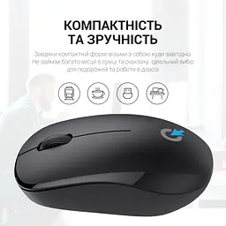 Мишка OfficePro M183 Wireless Black (M183) - мініатюра 9